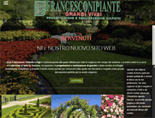 Tablet Screenshot of francesconipiante.com